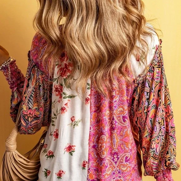 Free People Gemini Blouse. Size Small. Excellent Condition. - Picture 9 of 9